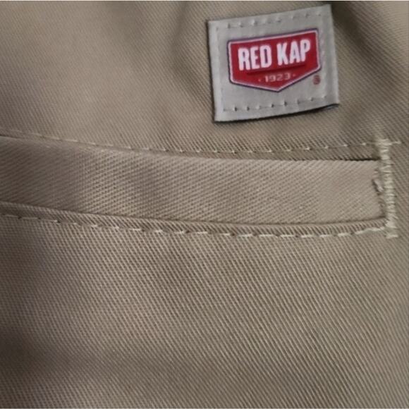 Red‎ Kap Elastic Insert Work Khaki Pants Sz 44 NWOT - Picture 6 of 12